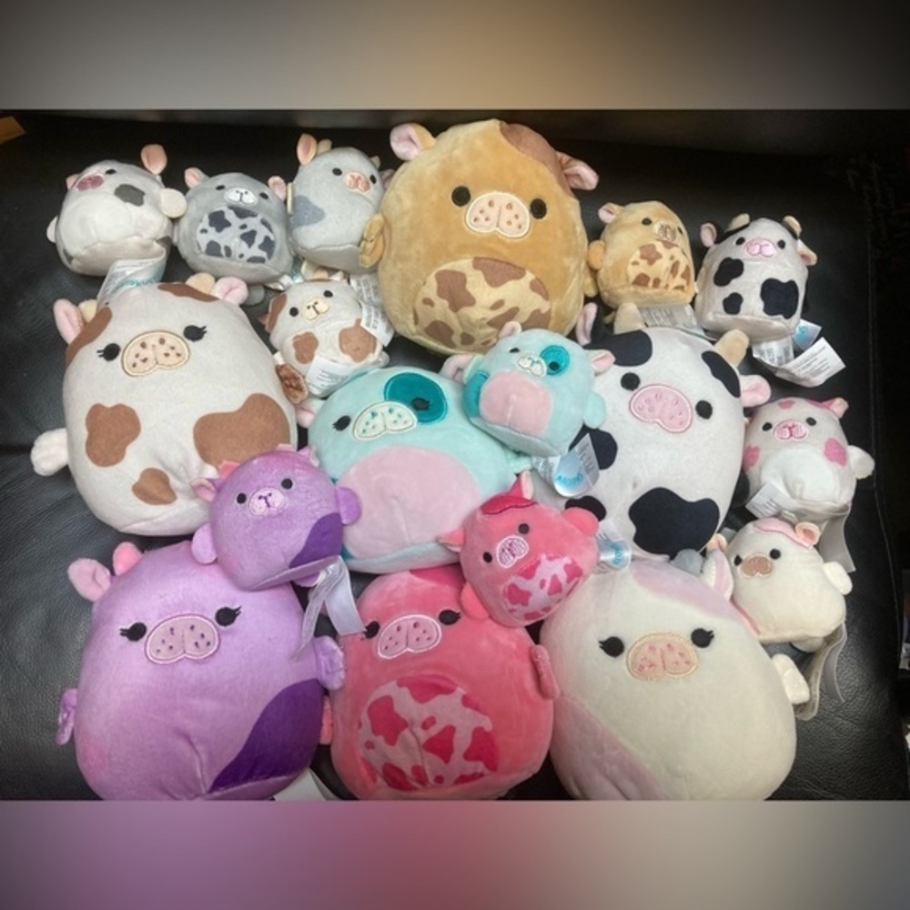 18 Squishmallow Micromallow Sea Cow Scented Mystery Squad Complete Set 2in & 5in